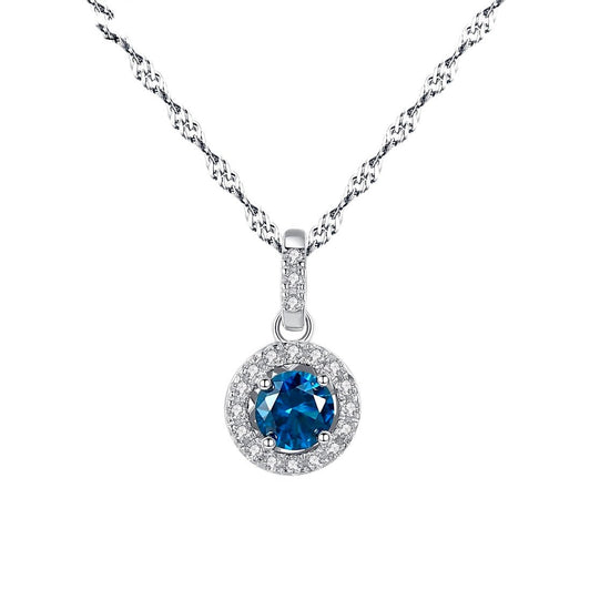 Sapphire Pendant Necklace - Amyris London