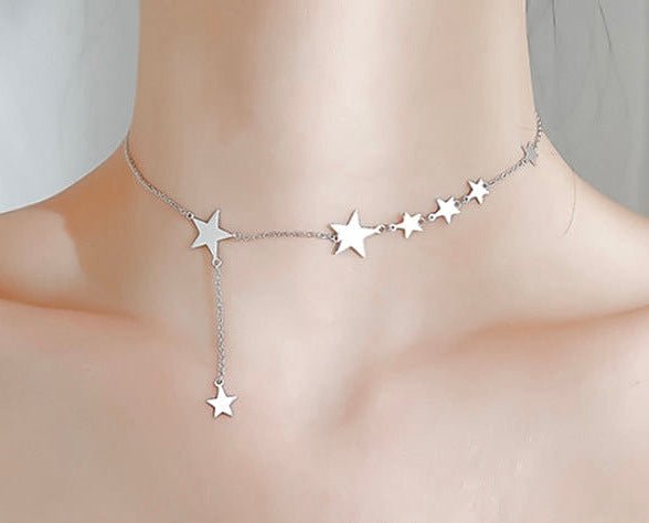 Star Choker Lariat Necklace - Amyris London