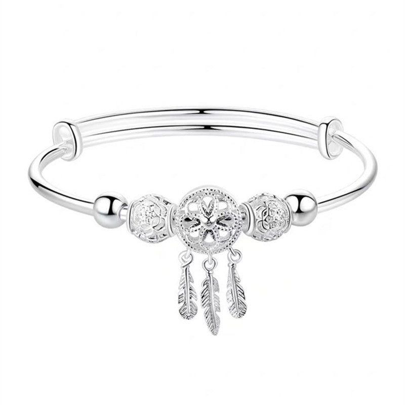 Sterling Silver Charm Bracelet - Amyris London