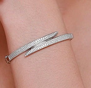 Sterling Silver Diamond Bracelet - Amyris London