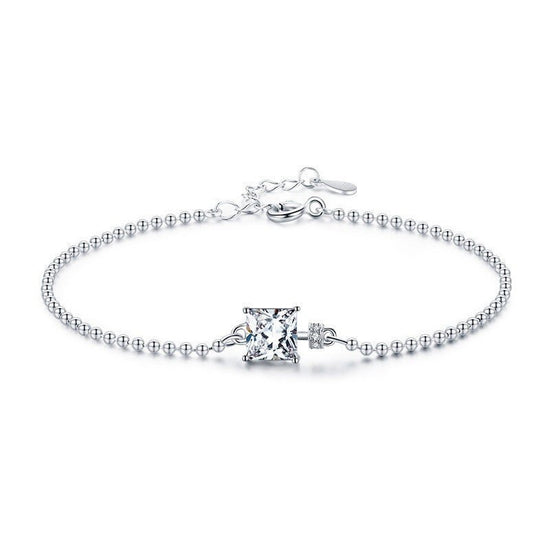 Sterling Silver Diamond Bracelet - Amyris London