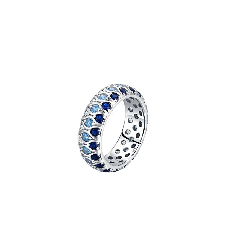 Sterling Silver Diamond Ring - Amyris London