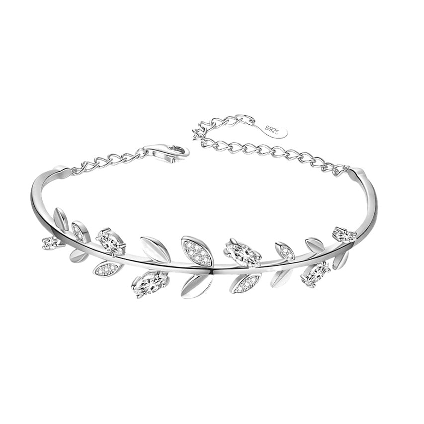 Sterling Silver Hope Twig Bracelet - Amyris London