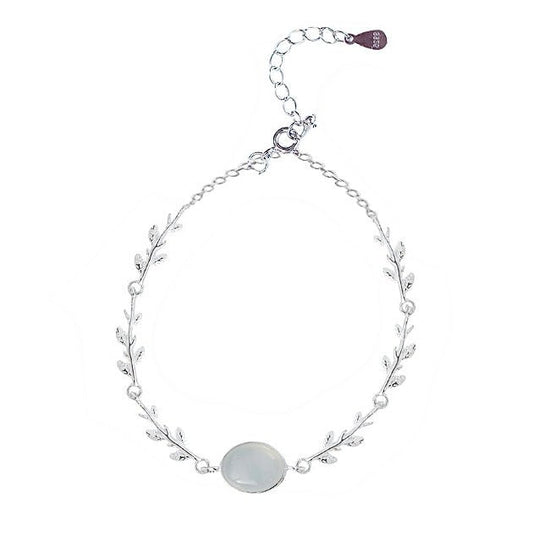 Sterling Silver Moonstone Bracelet - Amyris London