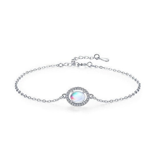 Sterling Silver Moonstone Bracelet - Amyris London