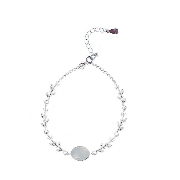 Sterling Silver Moonstone Bracelet - Amyris London