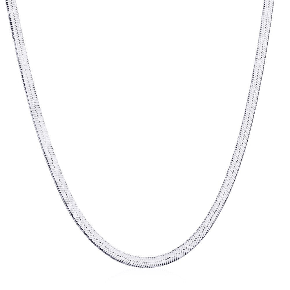 Sterling Silver Necklace Blade Chain - Amyris London