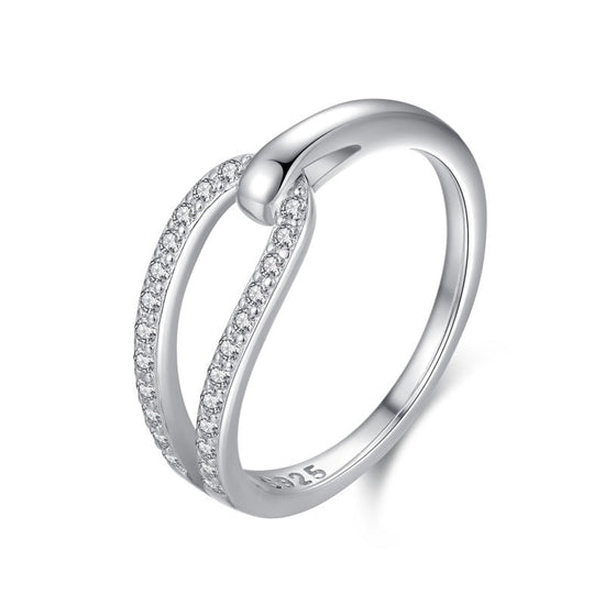 Sterling Silver Rope Ring - Amyris London