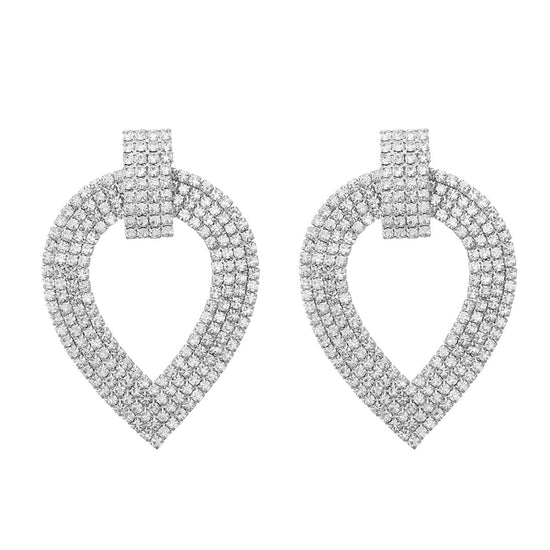 Tear Drop Statement Earrings - Amyris London