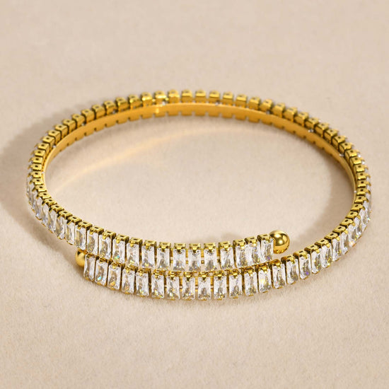 Tennis Bracelet Bangle - Amyris London