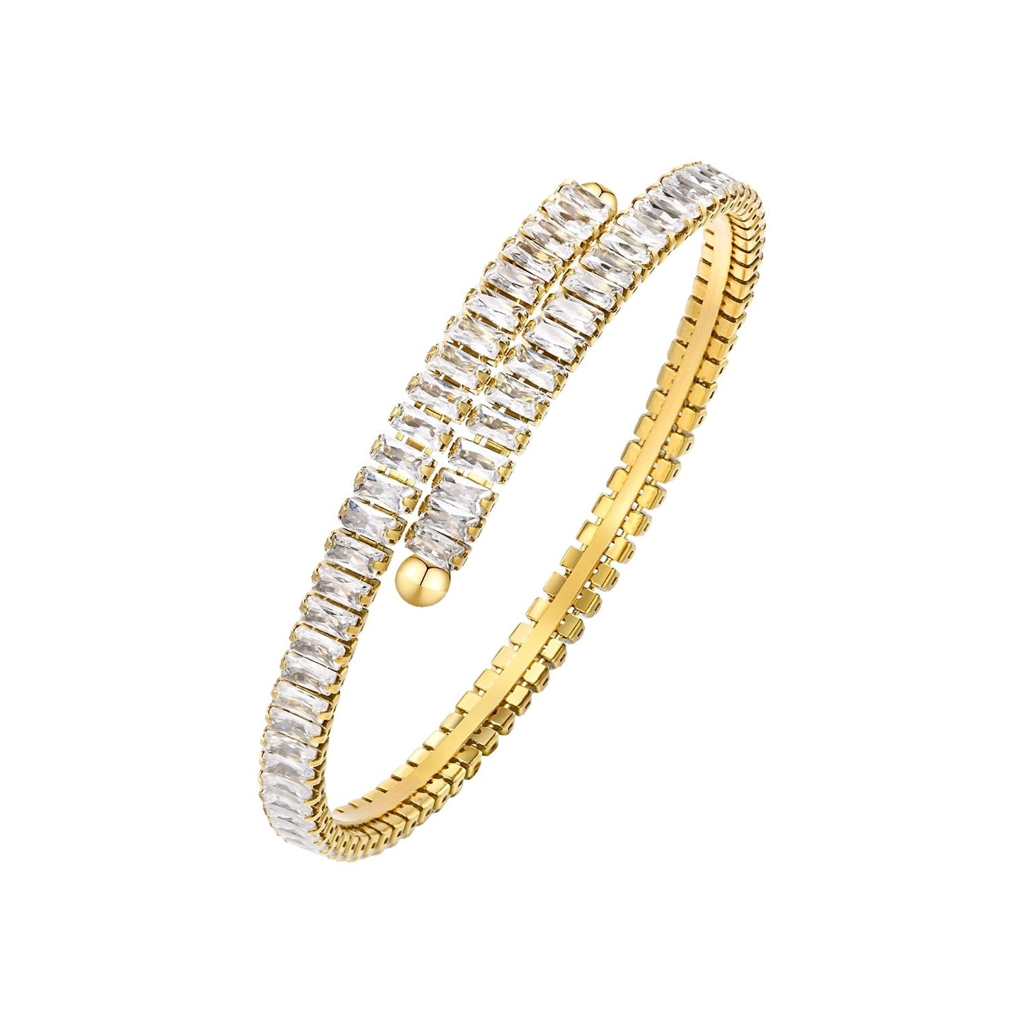 Tennis Bracelet Bangle - Amyris London