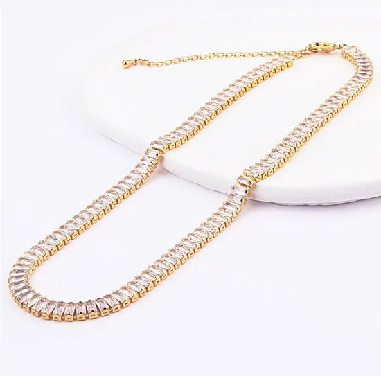 Tennis Chain Necklace - Amyris London