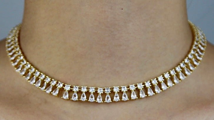 Tennis Choker Necklace - Amyris London