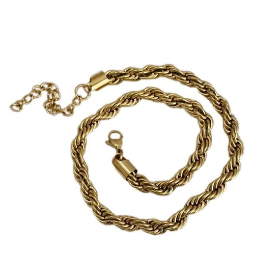 Twisted Rope Chain Necklace - Amyris London