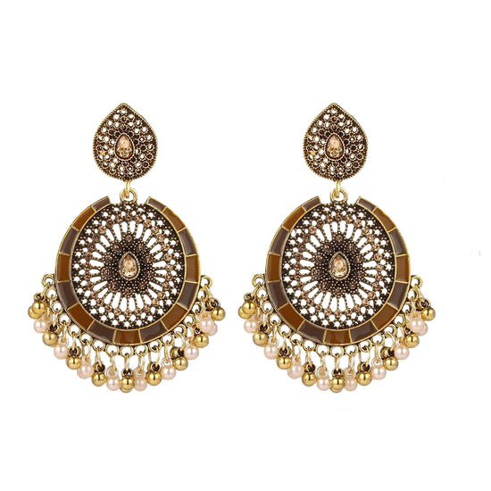 Waterdrop Jhumka Earrings - Amyris London