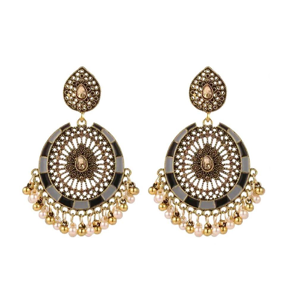 Waterdrop Jhumka Earrings - Amyris London