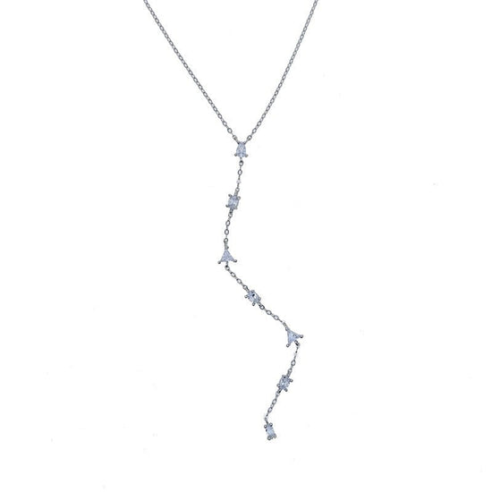 Y Shaped Long Lariat Necklace - Amyris London